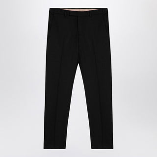 Black Wool Trousers