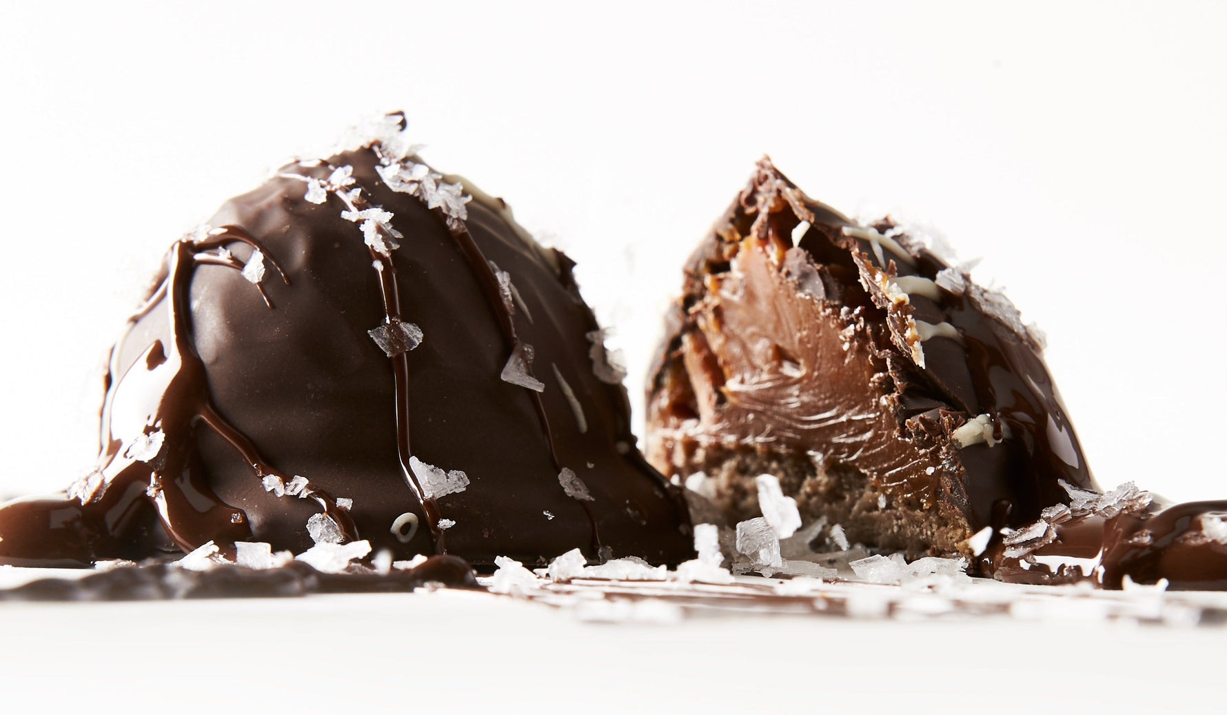 Chocolate Sea Salt Dulce de Leche Truffles