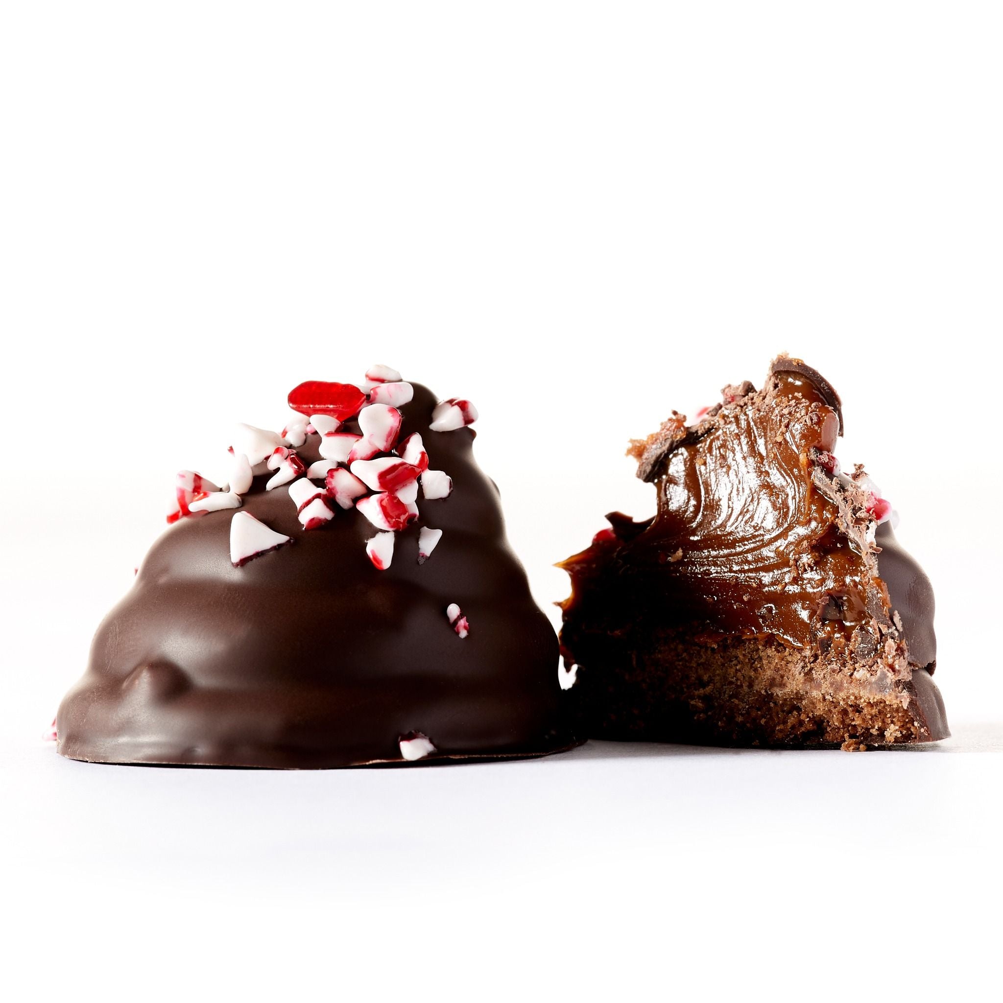 Chocolate Peppermint Dulce de Leche Truffles Gift Box