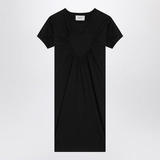 Black Mini Dress With Heart
