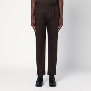 Brown Cotton Pants - By Baano