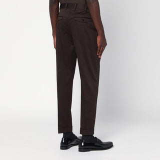 Brown Cotton Pants - By Baano