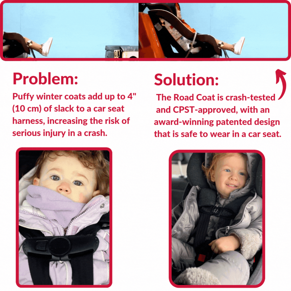Car Seat Coat | The Road Coat Arctic - Purple