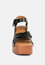 Cristina Cross Strap Embellished Heels