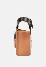 Cristina Cross Strap Embellished Heels