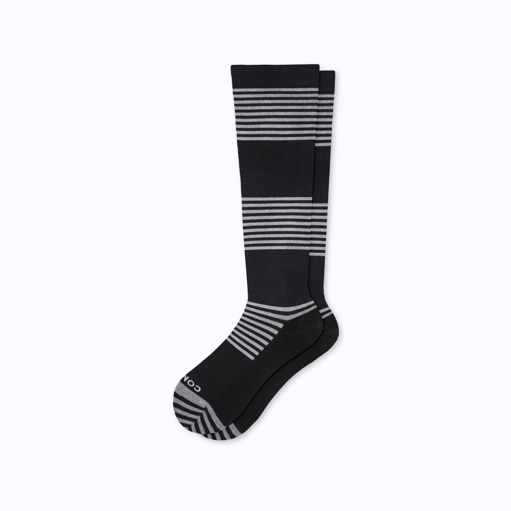 CloudCotton Compression Socks - Black/Grey