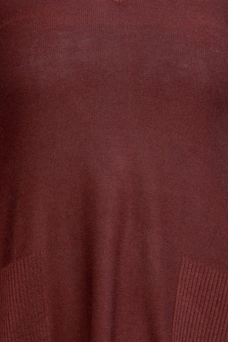 Cupio V - Neck Long Sleeve High Low Hem Top - Glamourous Grace