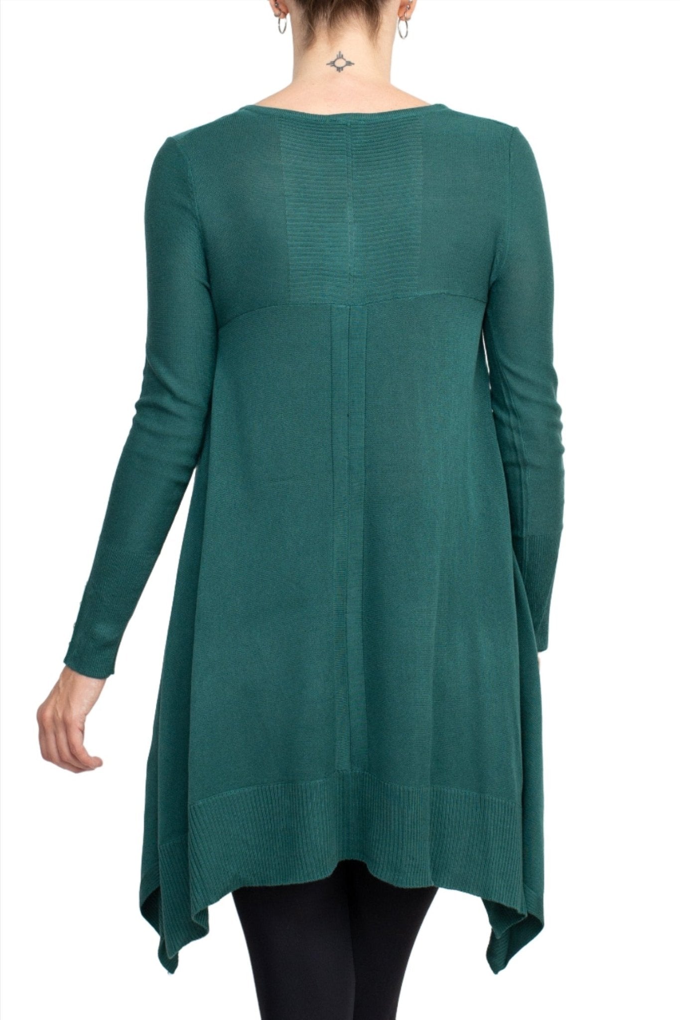 Cupio V - Neck Long Sleeve High Low Hem Top - Glamourous Grace