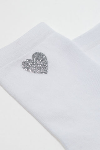 Cotton Socks Conte Classic 427 - Shimmering Heart Pattern - By Baano