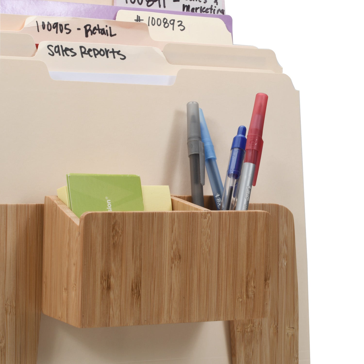 Bamboo Caddy Add-On for Charging Stations and Office Organizers