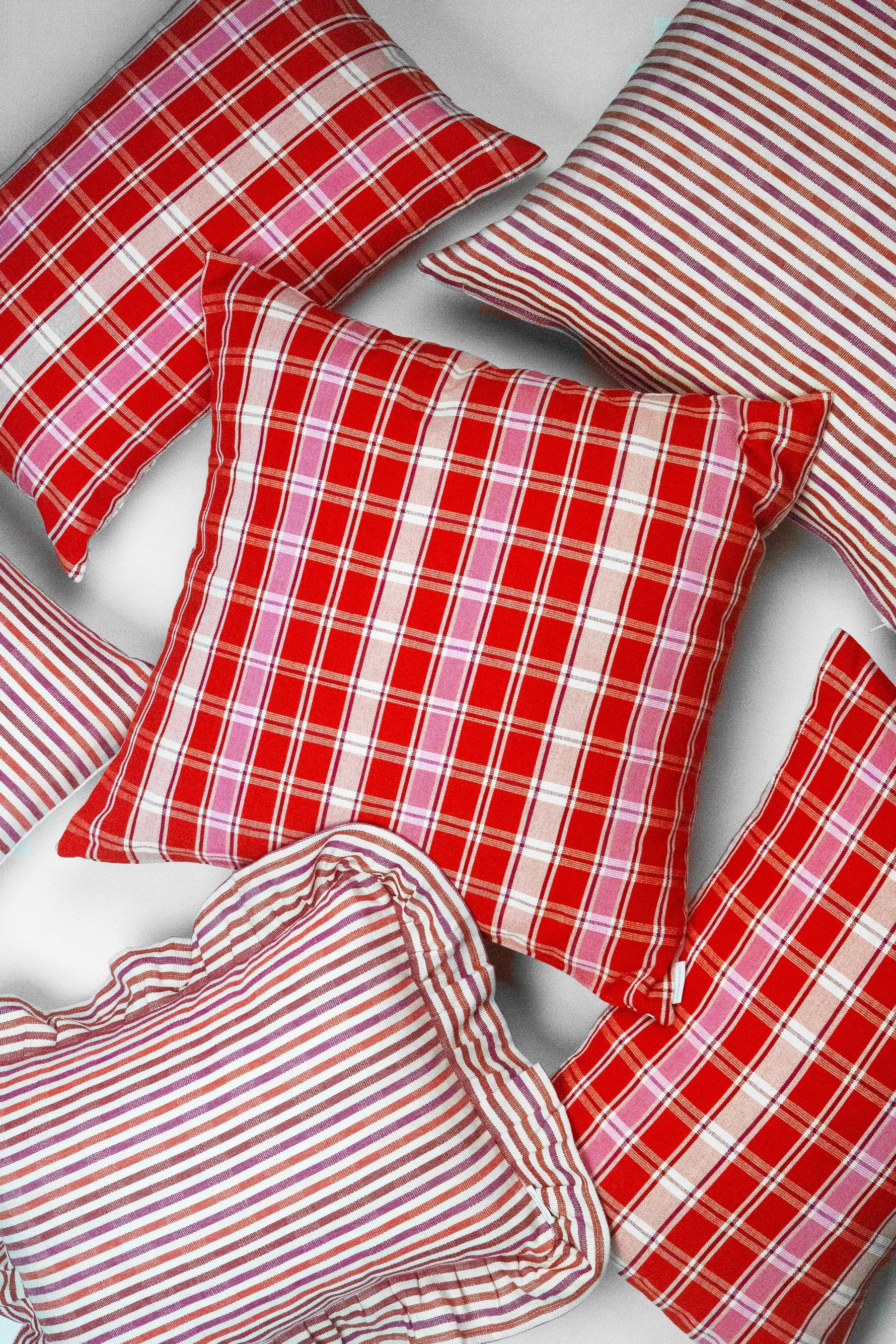 Camila & Elina Red Pillows