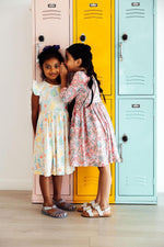 Campus Cutie Flutter Sleeve Twirl Dress