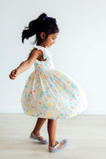 Campus Cutie Flutter Sleeve Twirl Dress