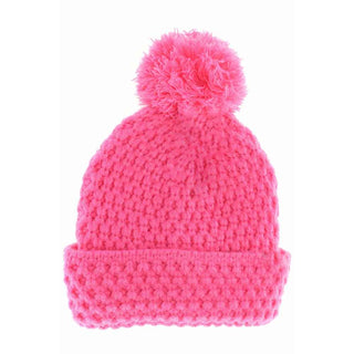 KIDS Bee Stitch Knit Pom C.C Beanie
