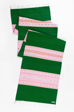 Cantel Runner - Grass & Pink