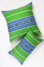 Cantel Pillow - Green & Blue