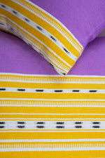 Cantel Pillow - Orchid & Mustard