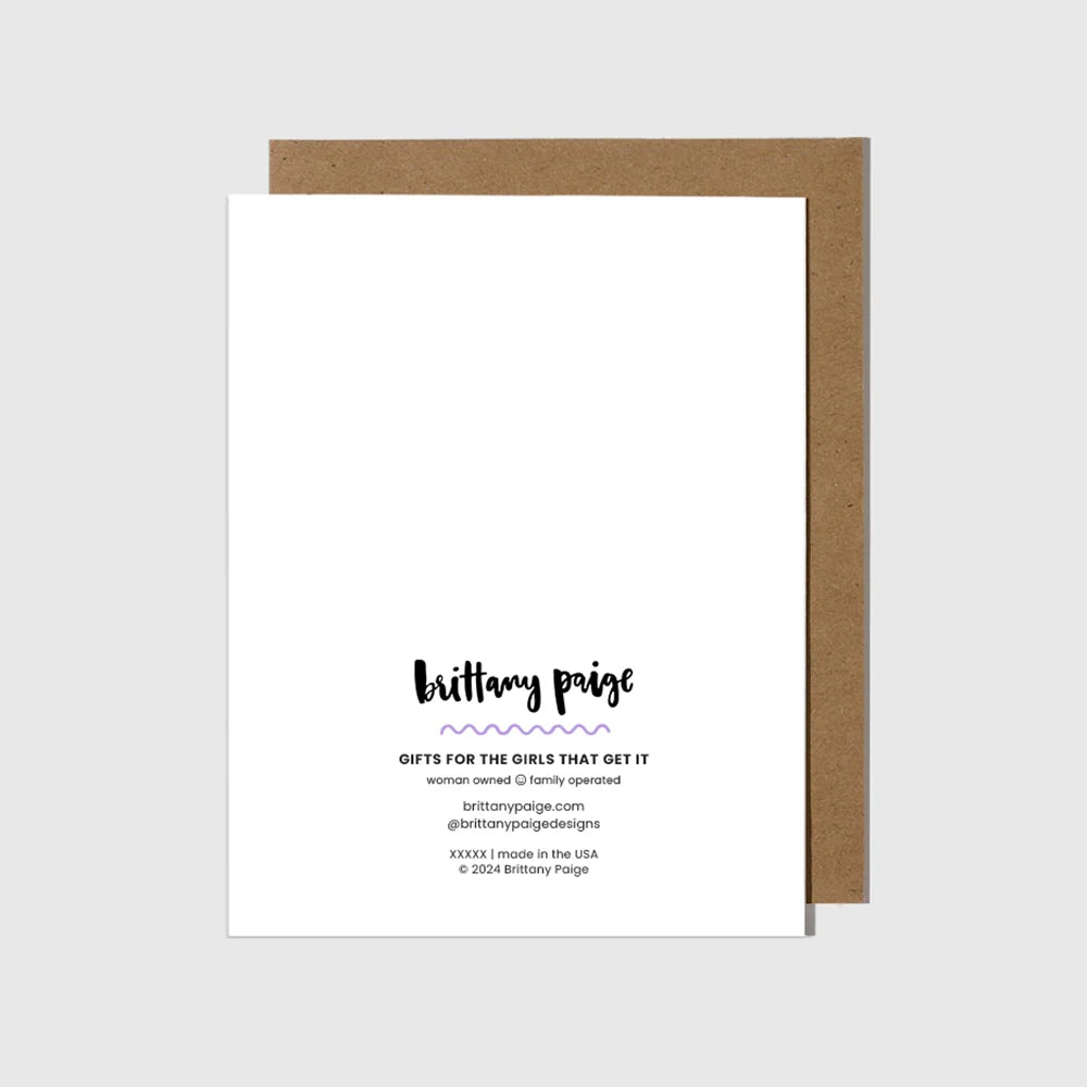 Thanks For Putting Up With My S*** Card