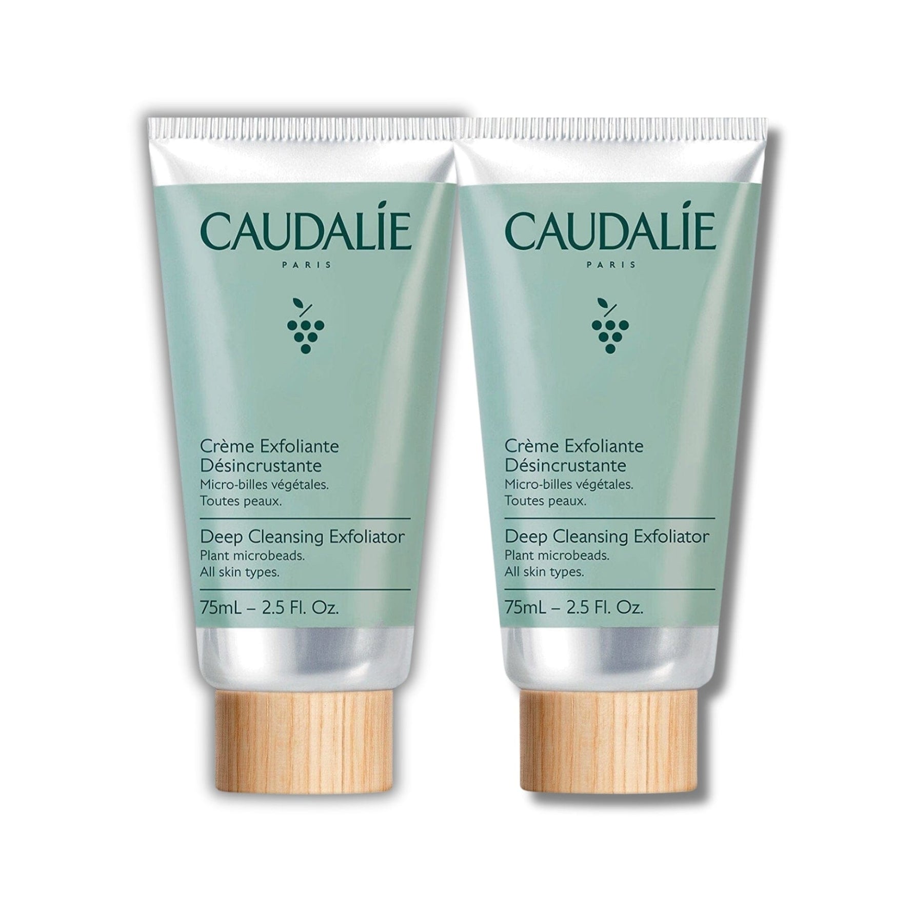 Caudalie Deep Cleansing Exfoliating Peeling 75 ml -2 Pack