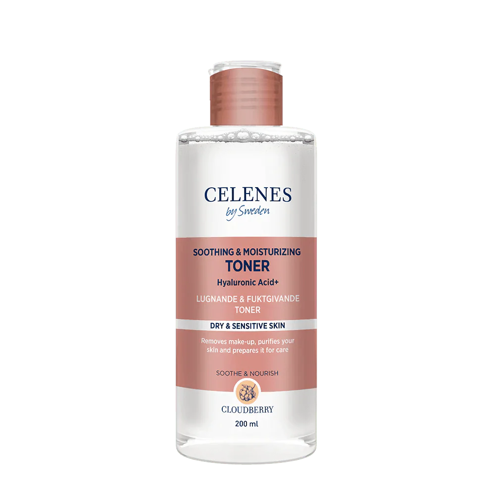 Celenes by Sweden Cloudberry Soothing & Moisturizing Toner 200 ml / 6.8 fl oz - By Baano