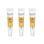 Celenes by Sweden Herbal Defence Lip Balm With Sunscreen Spf 15 10 ml -3 Pack - By Baano