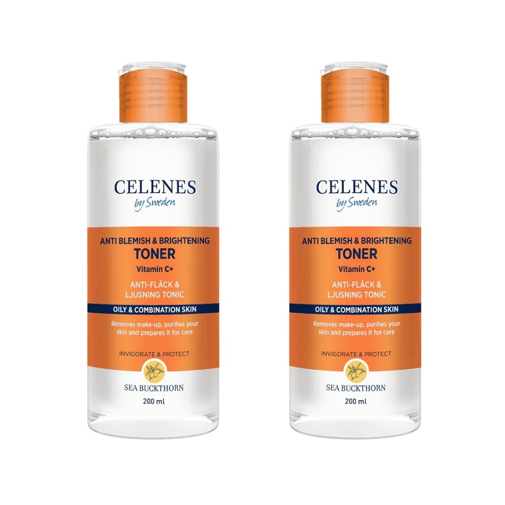 Celenes by Sweden Sea Buckthorn Anti Blemish & Brightening Toner 200 ml / 6.8 fl oz -2 Pack Chivela