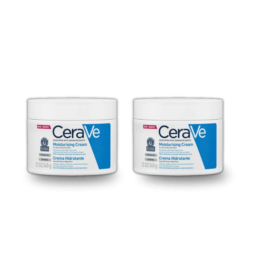 Cerave Moisturising Cream 340 ml -2 Pack - By Baano