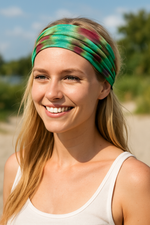 Rue - Wide Style  Tie-Dye Sports Wrap
