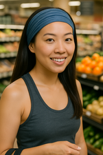 Rue - Wide Style Sports Wrap (Denim Drift)