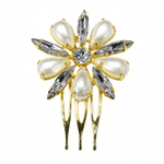 Lustrous Bloom Hair Comb