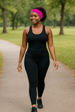 Soft Stretch Ribbed Headband