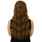 Oval Opulence Lay Flat Hair Clip - 2 Pack (Midnight Safari)