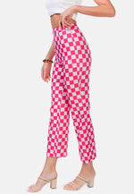 Checkerboard Culottes Pants