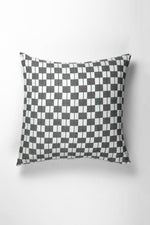 Sujani Pillow - Black & White Checkered Pillow