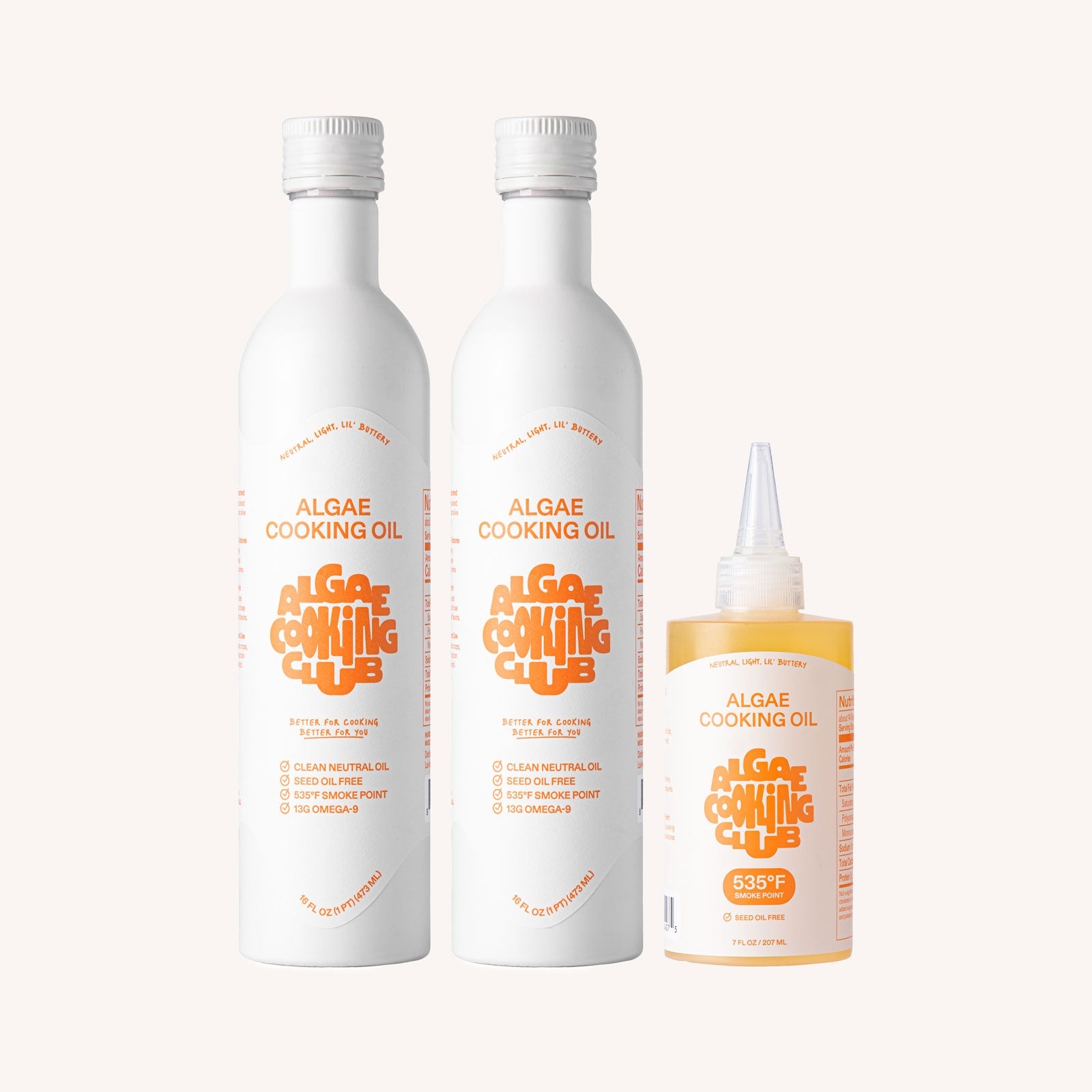 Algae Cooking Oil (Squeeze Bundle)