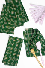 Chiapas Plaid Forest Napkins