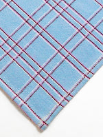 Chiapas Plaid Light Blue Placemat