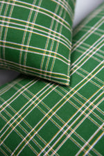 Chiapas Plaid Forest Green Pillows