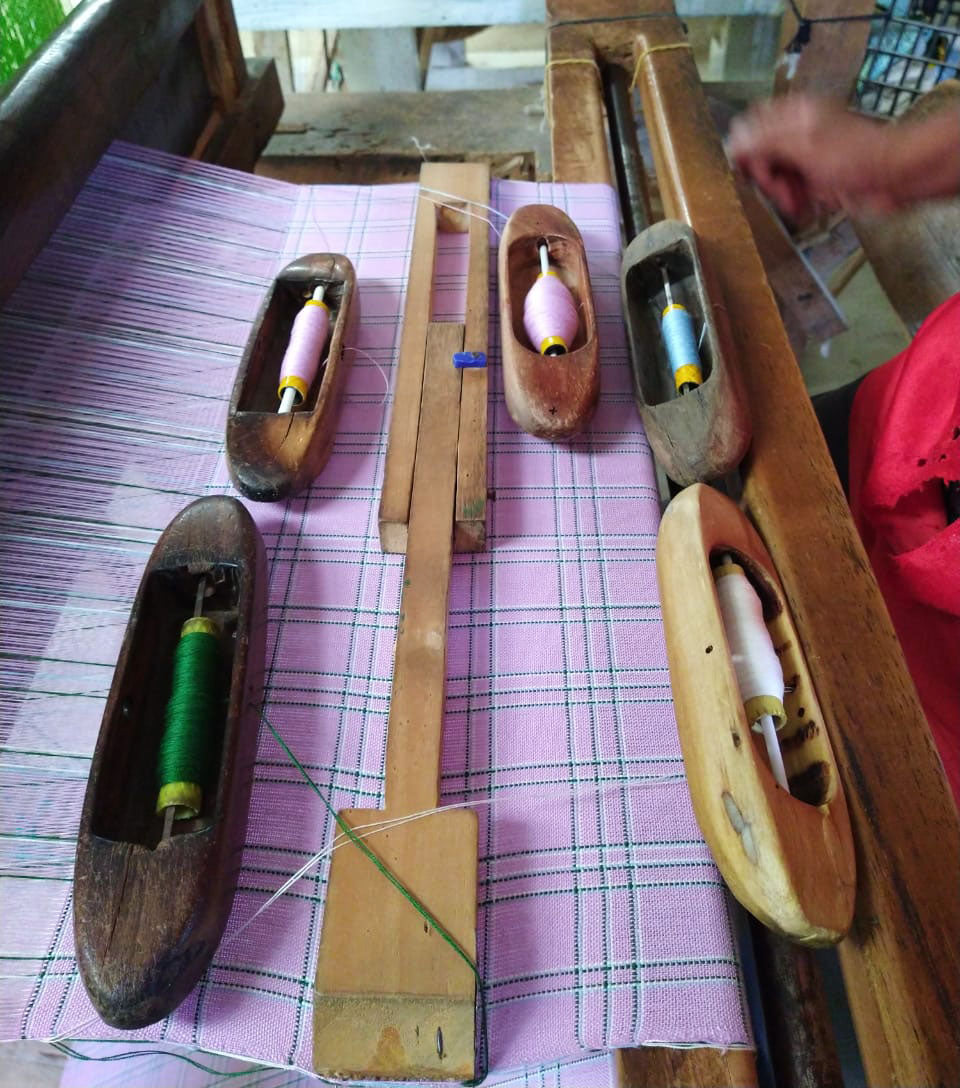 Chiapas Plaid Lilac Napkin