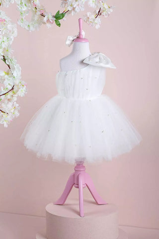 Cindy White Party Dress