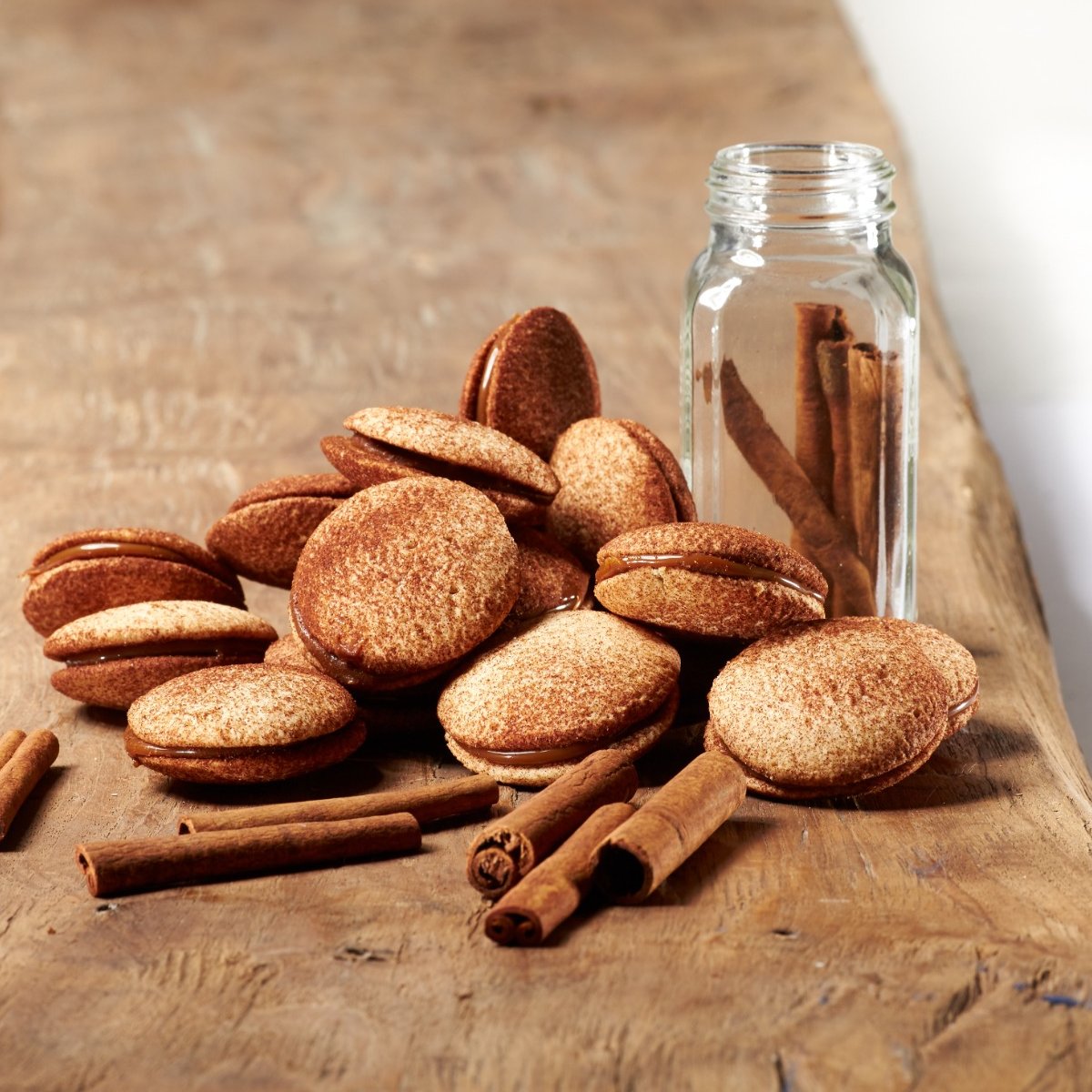 Snickerdoodle Alfajores Cookie