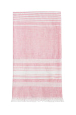 Pink Chambray Kitchen Towel