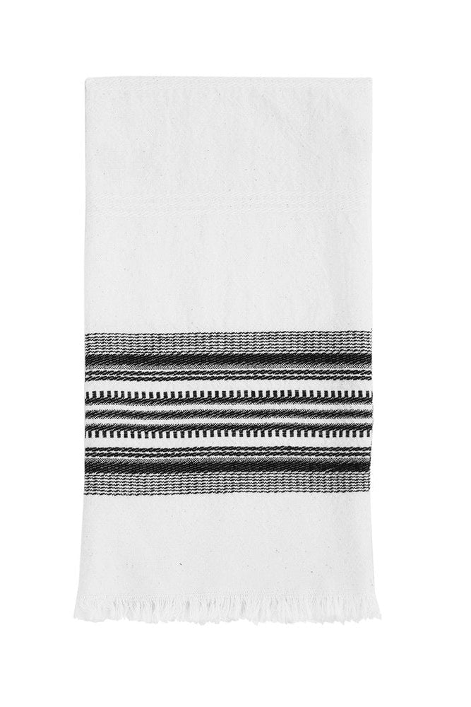 White and Black Kitchen Towel