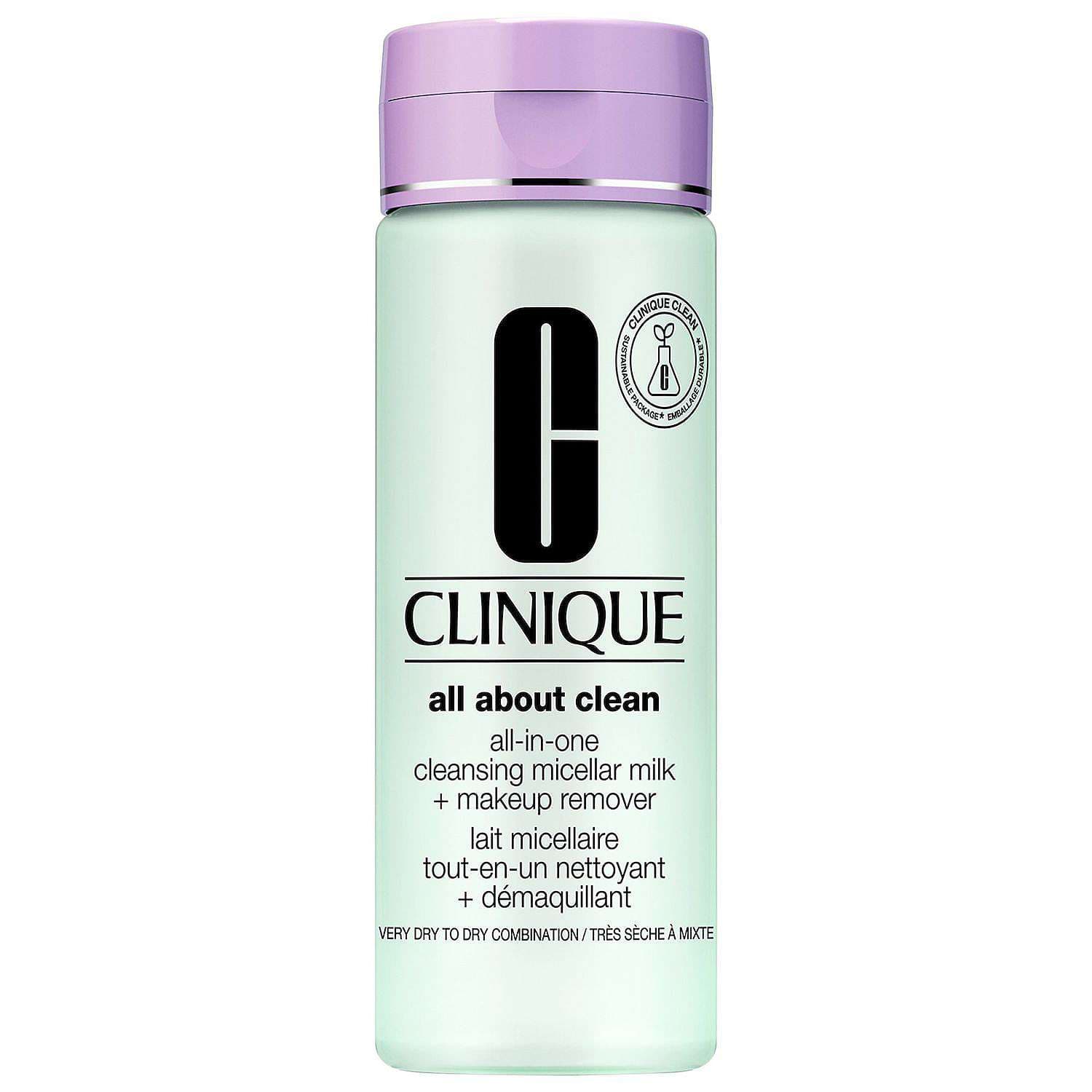 Clinique All About Clean All In One Cleansing Micellar Milk & Makeup Remover 200 ml - By Baano