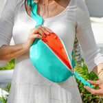 Turquoise Blue Crossbody Womads