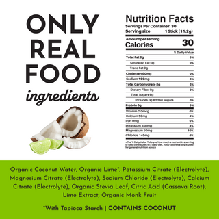 Coconut Lime Electrolytes Stick - By Baano