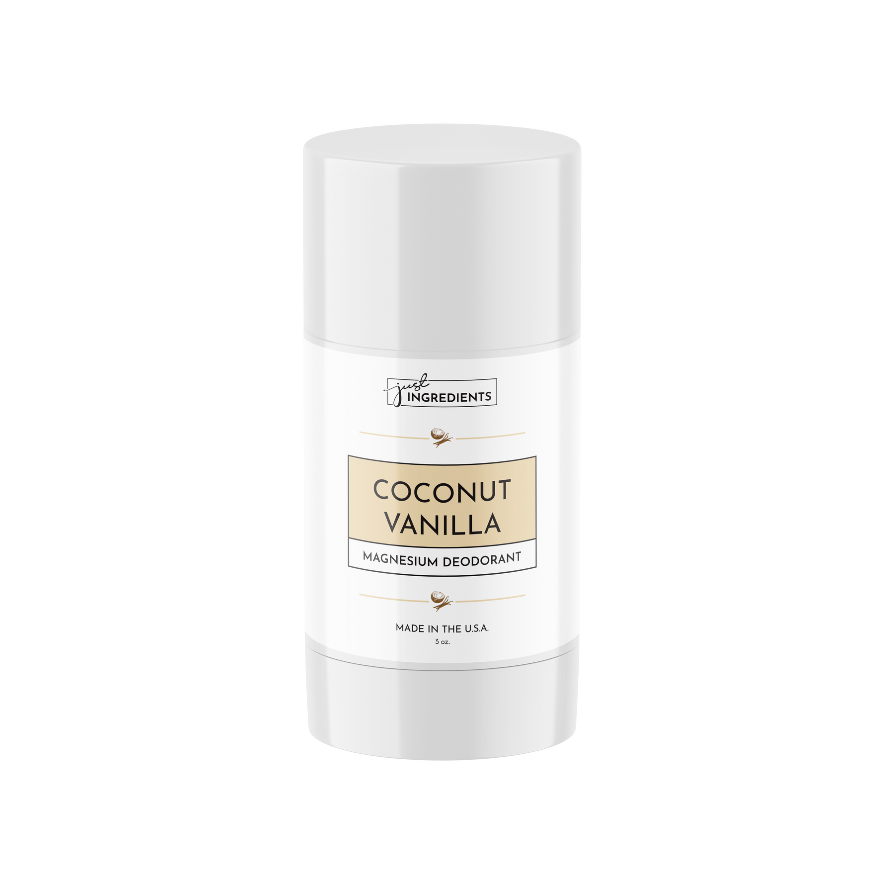Coconut Vanilla Deodorant Just Ingredients