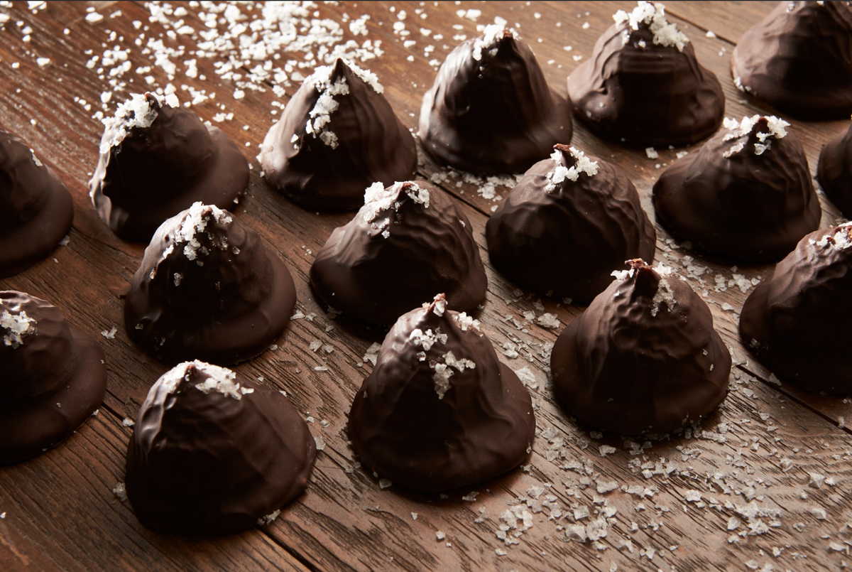 Chocolate Sea Salt Dulce de Leche Truffles