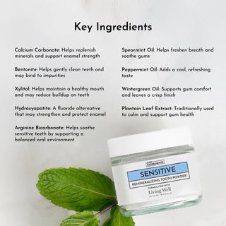 Sensitive Tooth Powder - By Baano