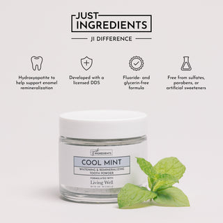 Whitening Remineralizing Tooth Powder (Mint) - By Baano